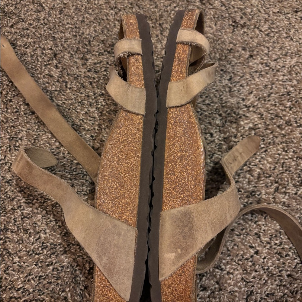 Women's Birkenstocks Tan Sandals - Picture 2 of 3